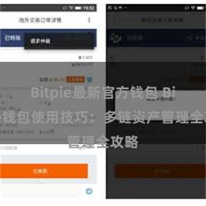 Bitpie最新官方钱包 Bitpie钱包使用技巧：多链资产管理全攻略