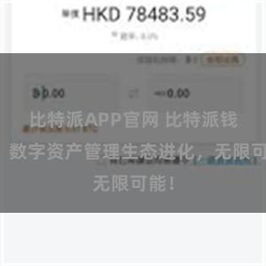 比特派APP官网 比特派钱包：数字资产管理生态进化，无限可能！