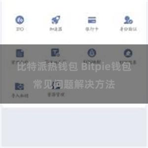 比特派热钱包 Bitpie钱包常见问题解决方法