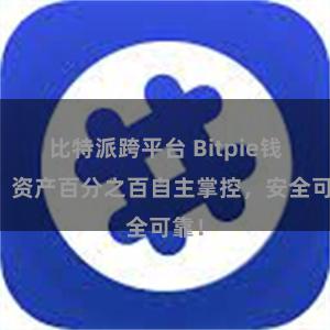 比特派跨平台 Bitpie钱包：资产百分之百自主掌控，安全可靠！