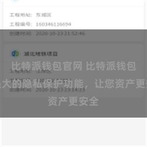 比特派钱包官网 比特派钱包：强大的隐私保护功能，让您资产更安全